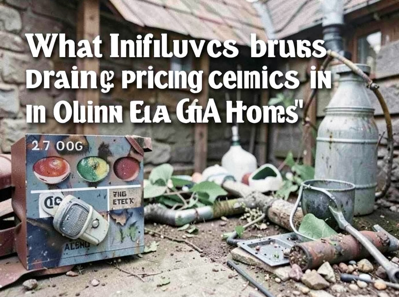 What Influences Drain Cleaning Prices in Older GA Homes